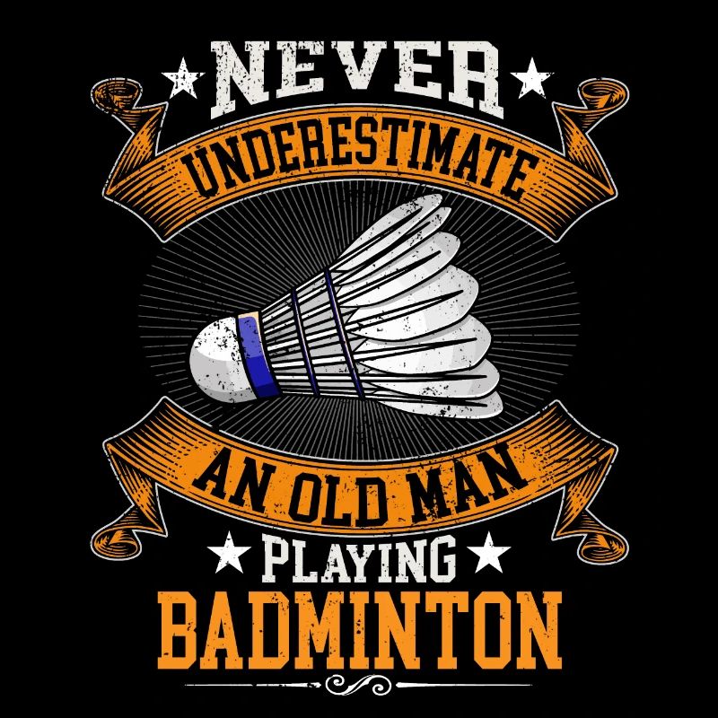 Never Underestimate An Old Man Playing Badminton