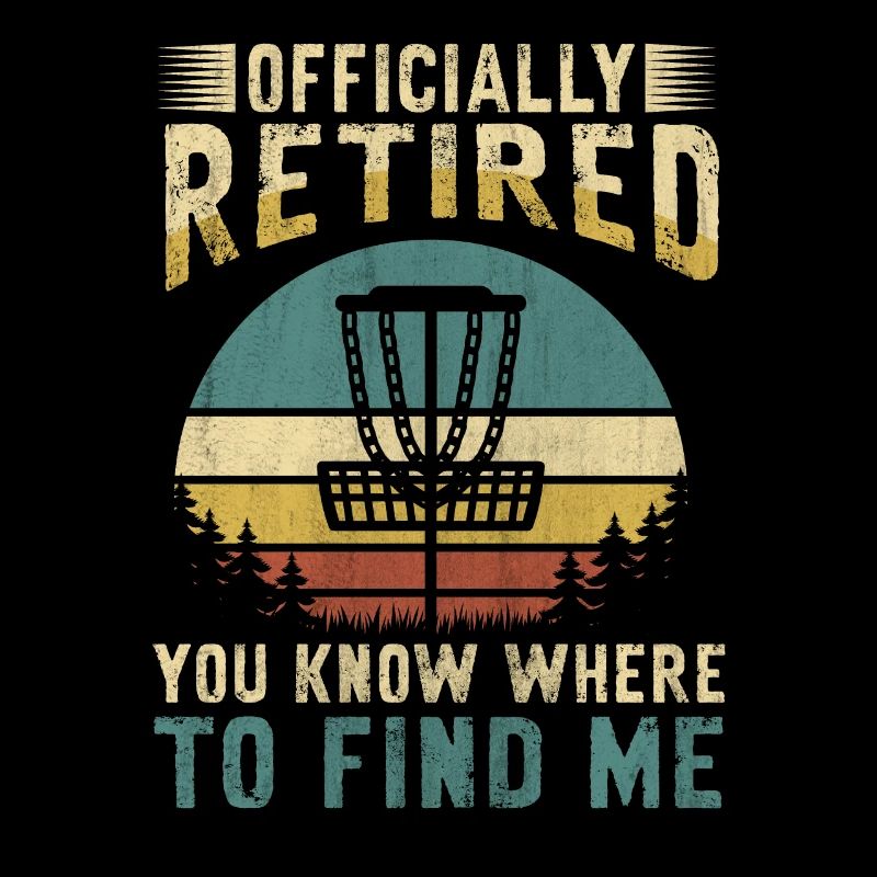 Officially Retired Disc Golf Retiree Gift