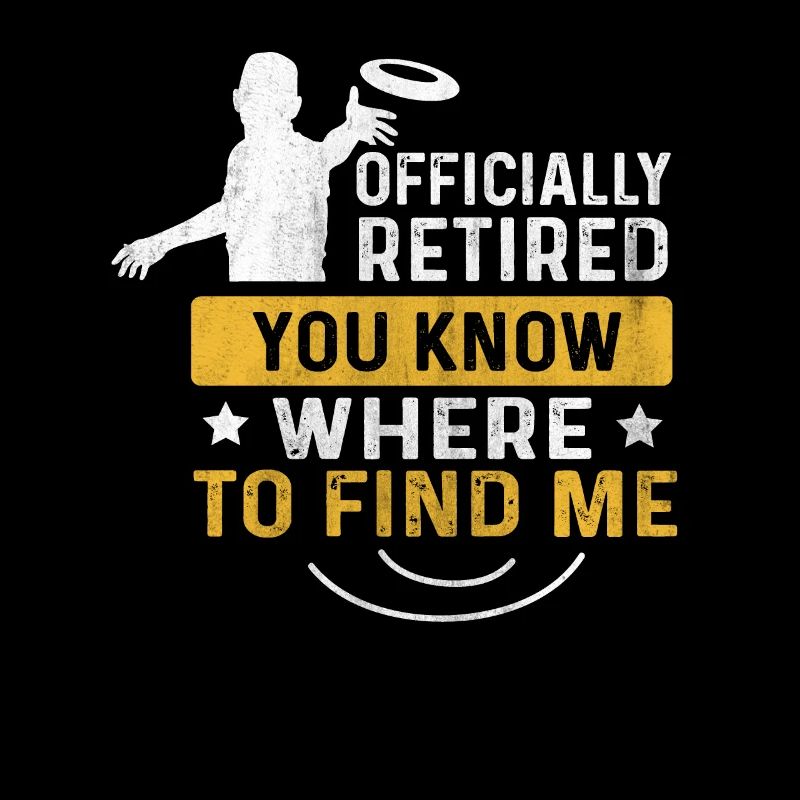 Officially Retired Disc Golf Retiree Gift