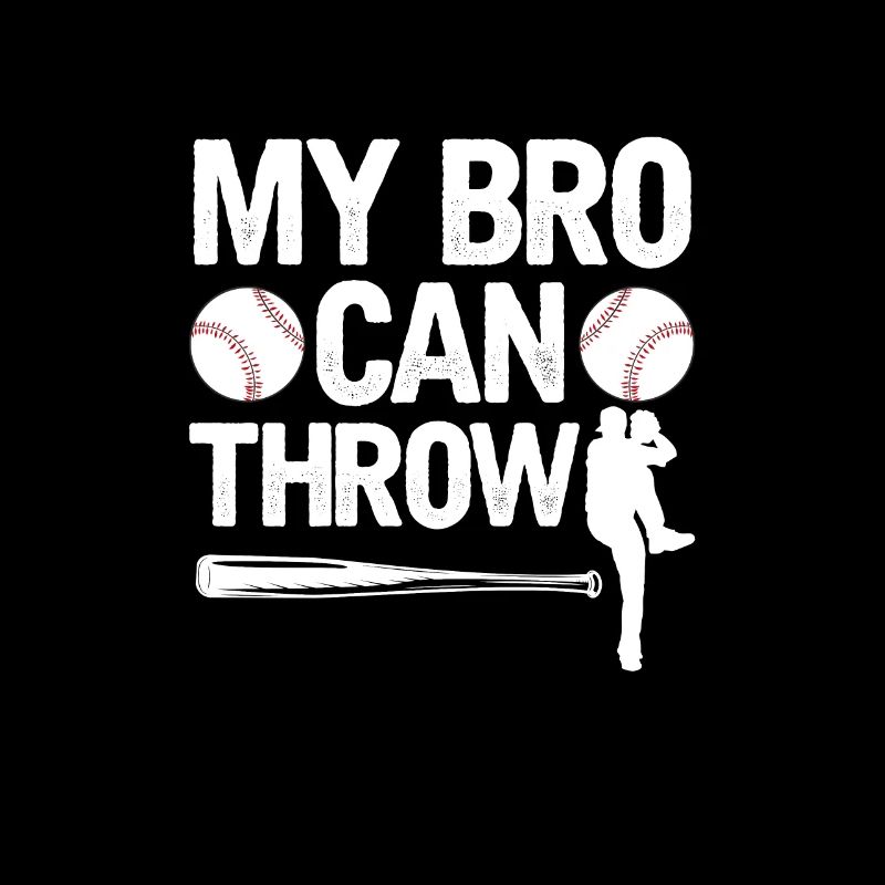 Bruder Baseball Geschwister Schwester Geschenk