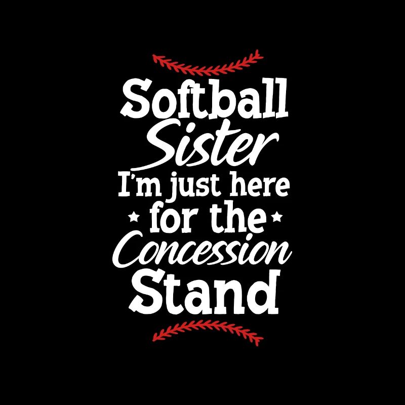 Softball Schwester Baseball Bruder Sport Geschenk