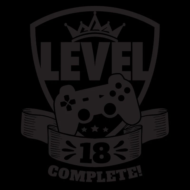 Level 18 Complete Geburtstagsgeschenk 18 Jahre