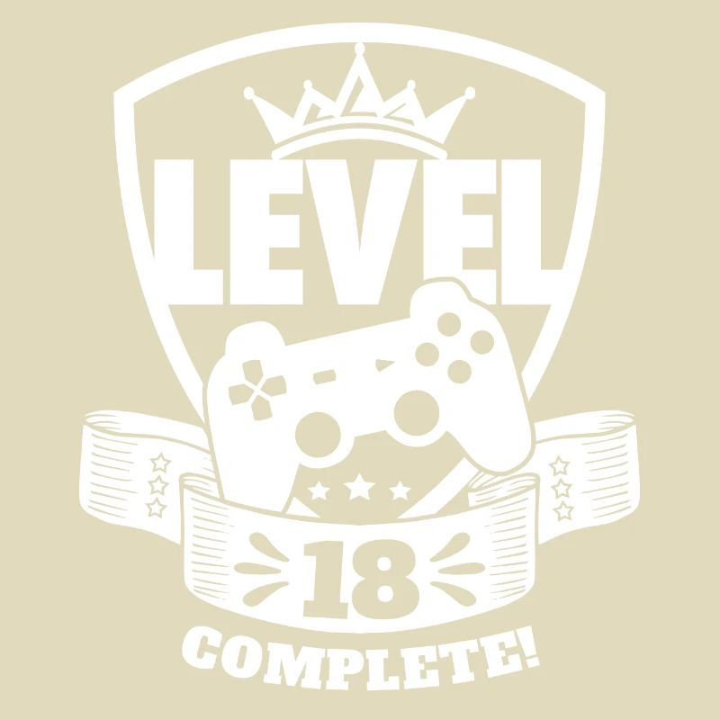 Level 18 Complete Geburtstagsgeschenk 18 Jahre