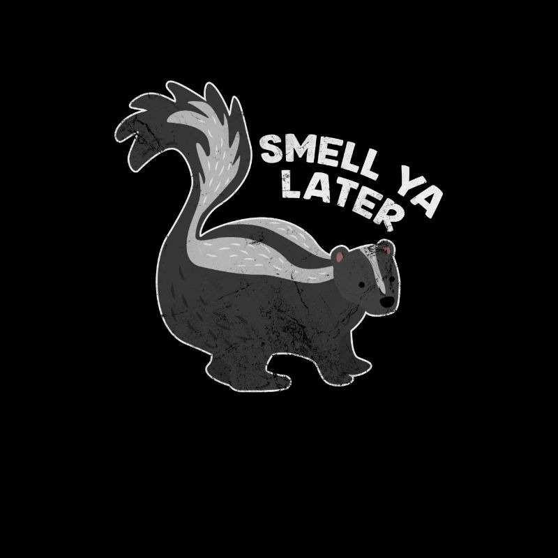 Stinktier Stinken Stinker Skunk Geschenk