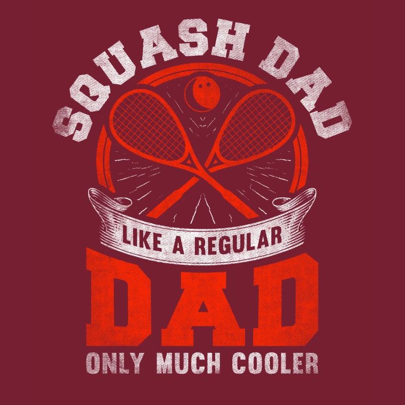 Cool Squash Dad Squash Player Father
