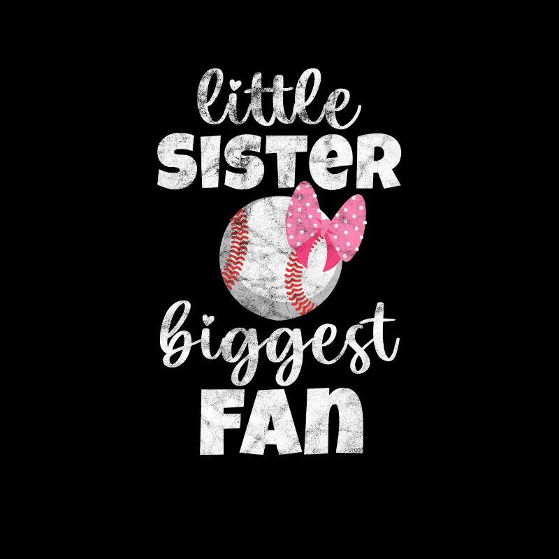 Baseball Schwester Bruder Geschwister Geschenk