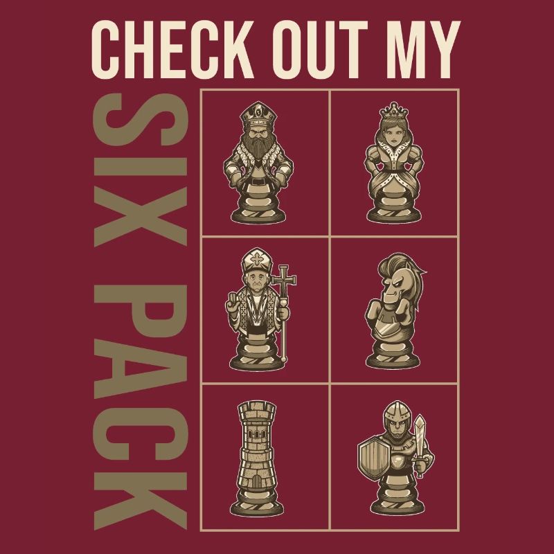 Check Out My Sixpack Funny Chess Player