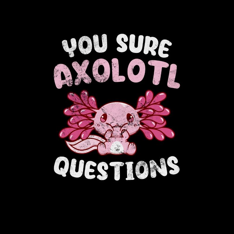 Axolotl Wassertier Wasser Geschenk