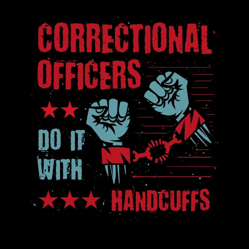 Les agents correctionnels le font avec des menottes