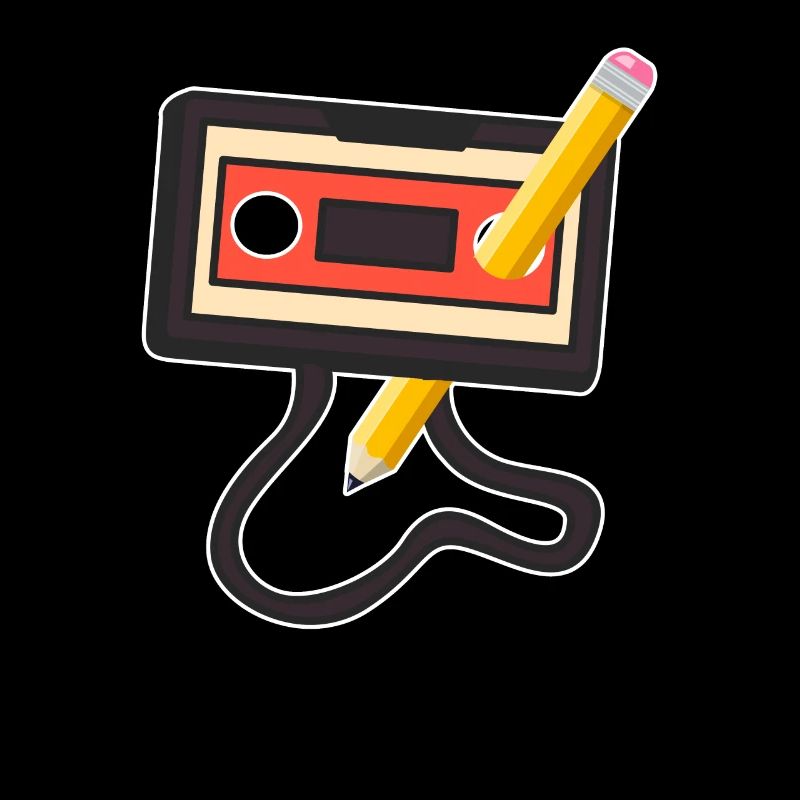 80's Cassette Tape 1990s Pencil Winding Cassette
