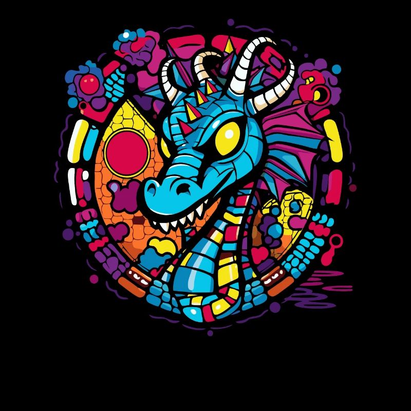 Liebe Kerzen und ein niedlicher Drache