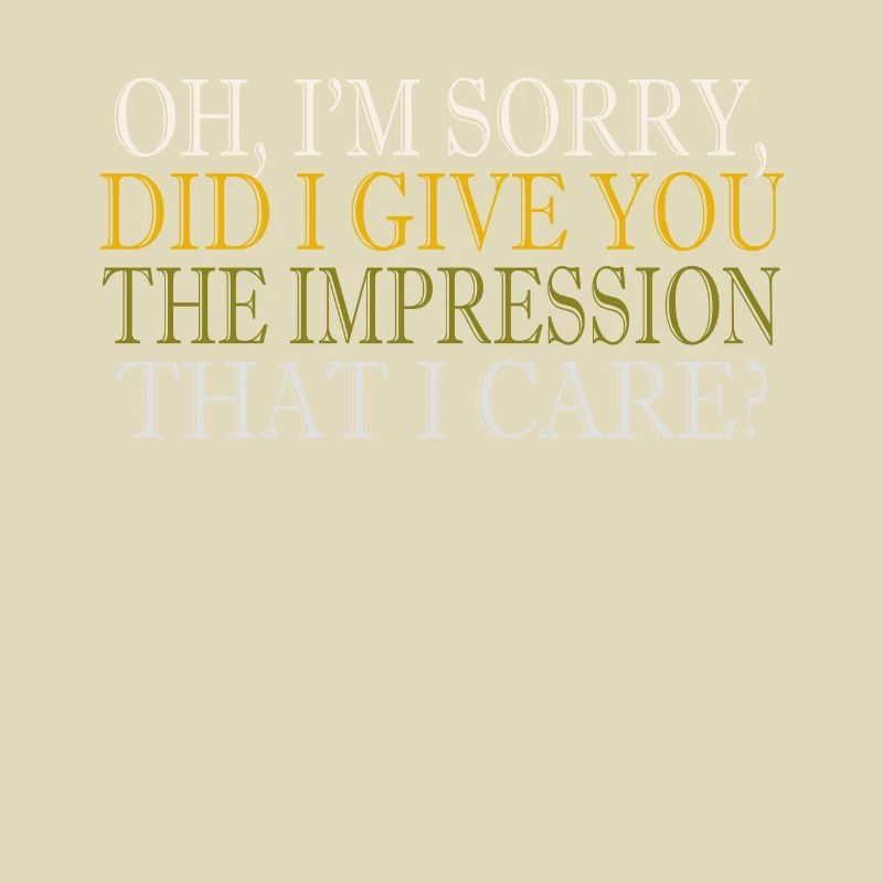 Indifference Sarcasm Different Attitude