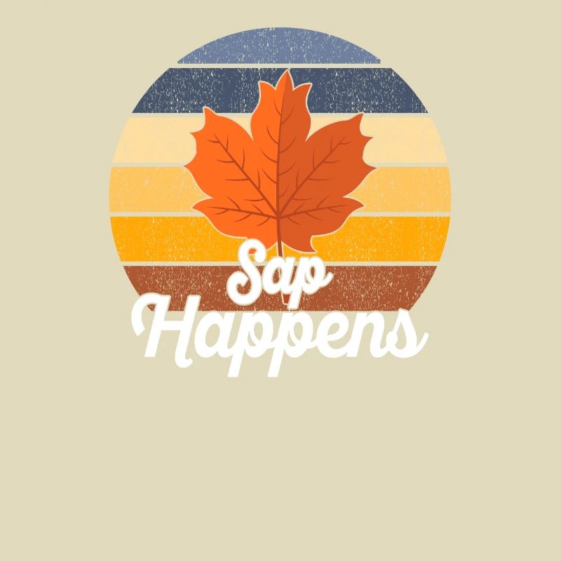 Maple Syrup Tree Tapping Funny Autumn Pancake