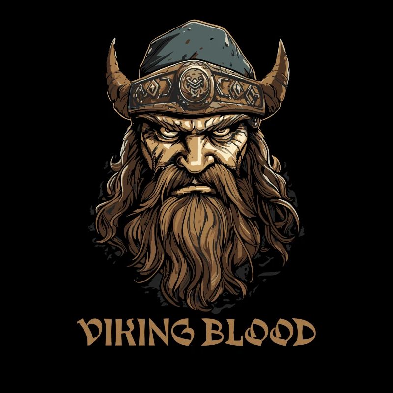 Wikingerkrieger mit Wikingerblut