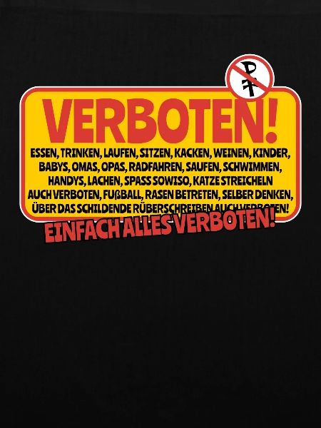 Spaß verboten