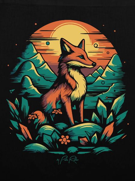 Ein Fuchs auf dem Feld