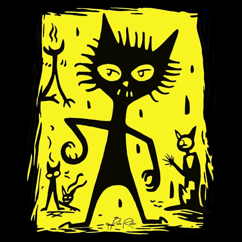 Chat démoniaque de l’enfer