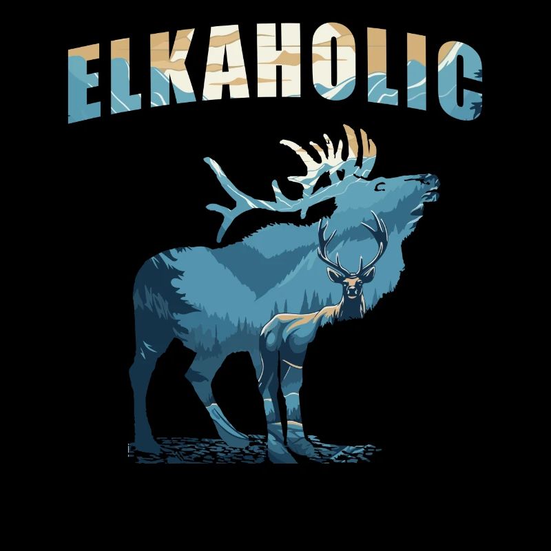 Elchjagd Elkaholic Jäger