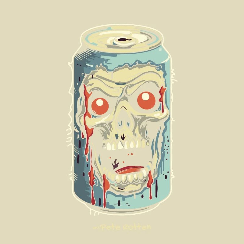 La canette de soda Horror Skull