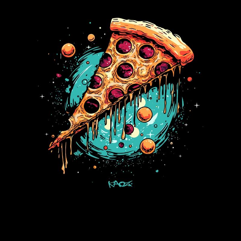 Galaxien-Pizza