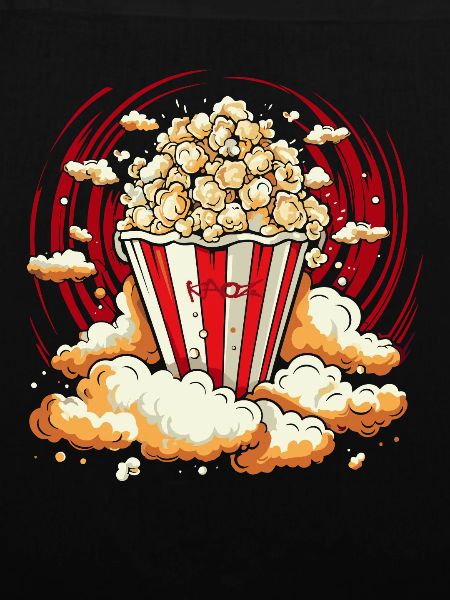 Knalliges Popcorn