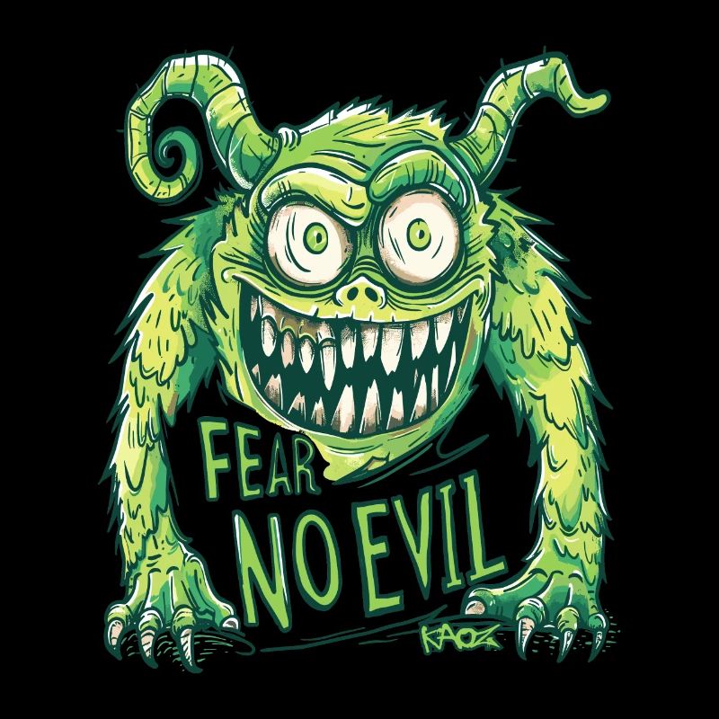 Fear No Evil: Funny Cartoon Monster