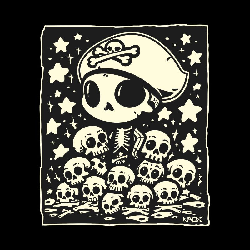 Crâne de pirate Chibi