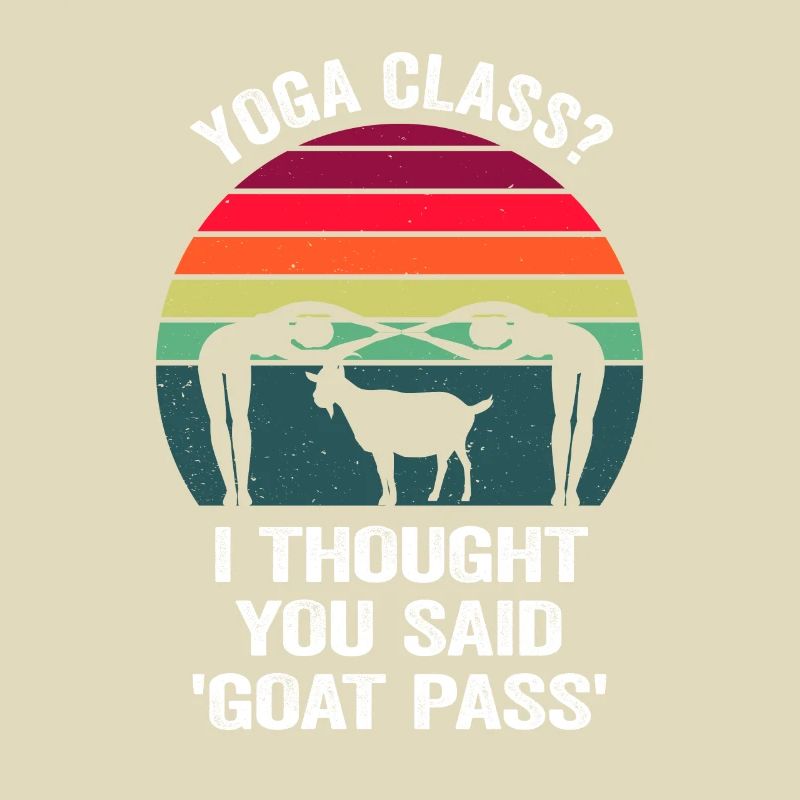 Yogastunde oder Ziegenpass