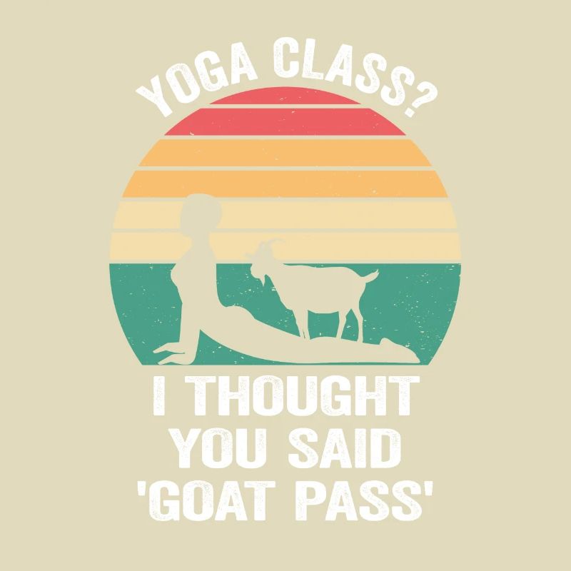 Yogastunde oder Ziegenpass