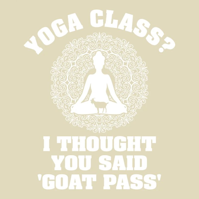 Yogastunde oder Ziegenpass