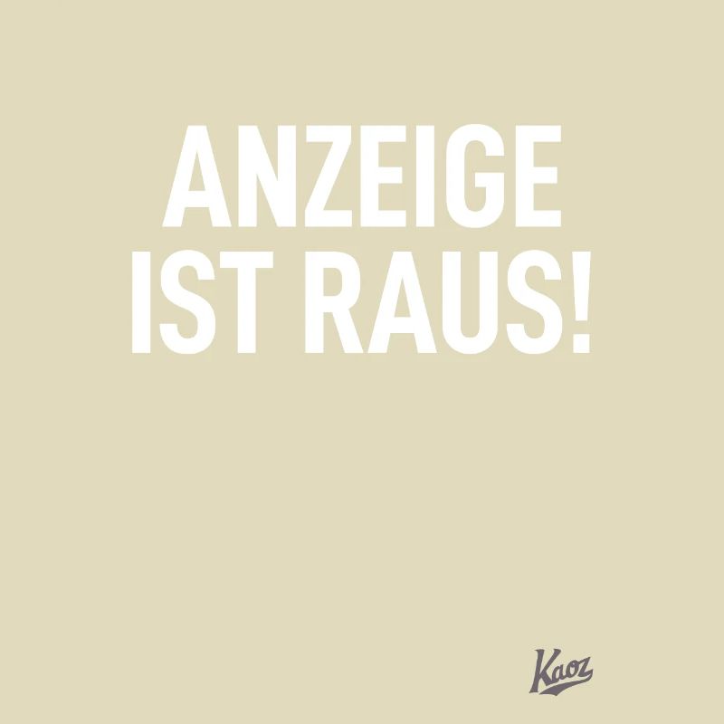 Typical German and: Ad is out!