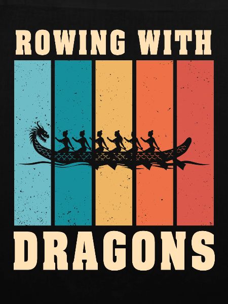 Rudern mit Drachen Drachenboot