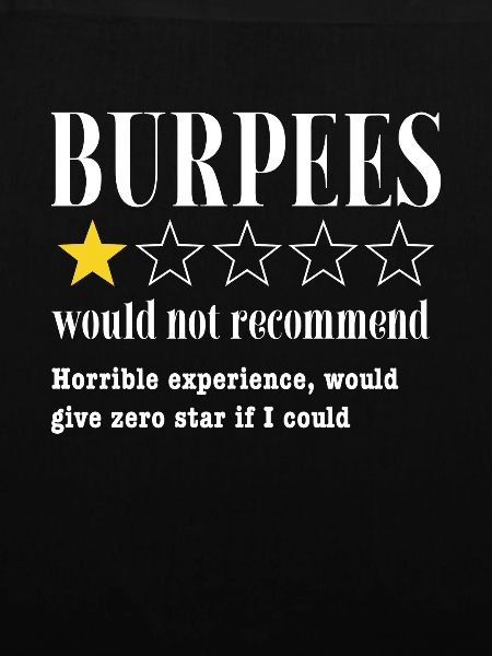 Burpees Fitness Burpee Krafttraining Geschenk
