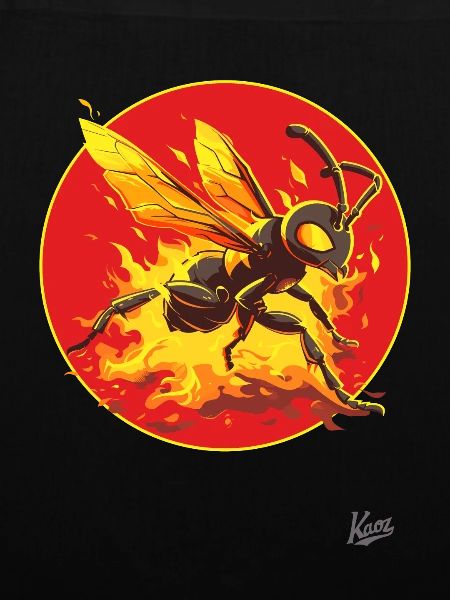 Burning Flying Ant