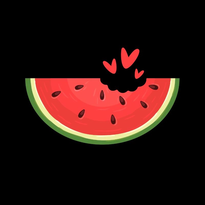 Melon pastèque Fruit d’été Cadeau végétalien