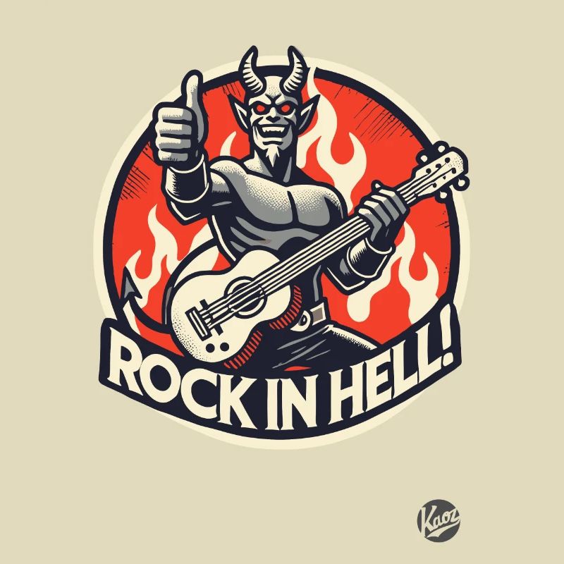 Devilish Guitar Player – Rock in Hell