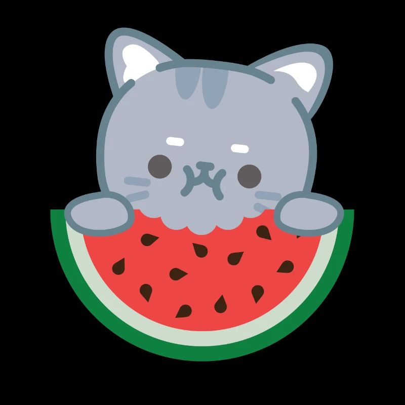 Melon pastèque Fruit d’été Cadeau végétalien