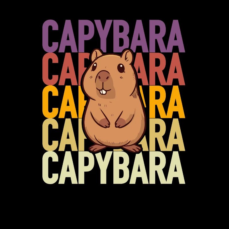 Niedliches Capybara Friendly Riesennagetier