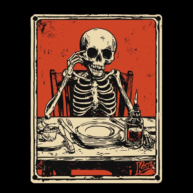Bon Appetit Skeleton