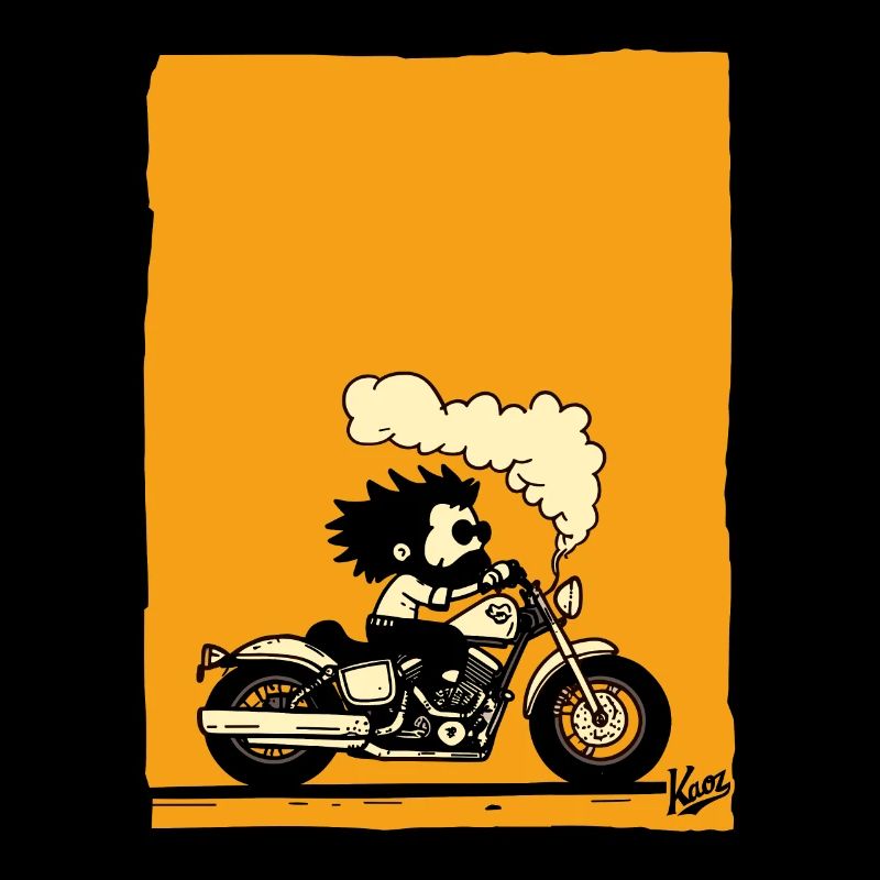 Off to the Highway - Motorcycle Biker