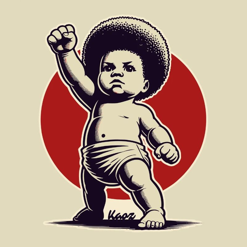 Bébé en pose de liberté