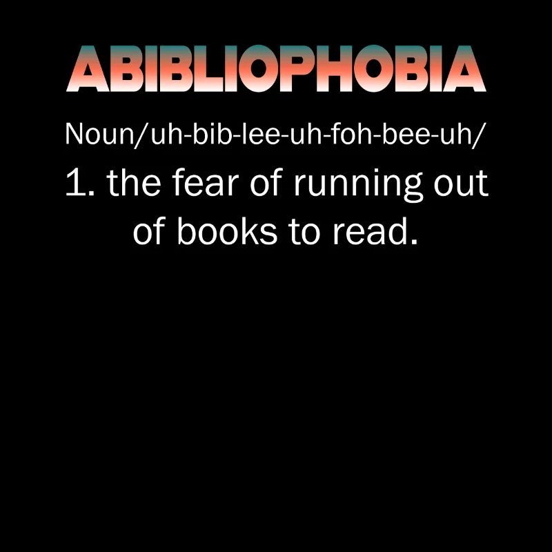 Abibliophobie Bücherwurm Lesebücher