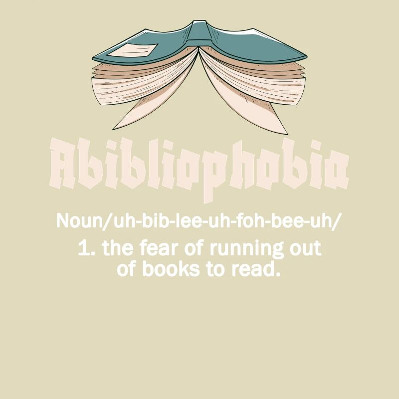Abibliophobia Bookworm Reading Books