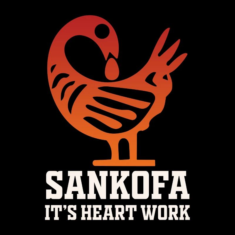 Sankofa Symbol Adinkra Ghana Schwarz