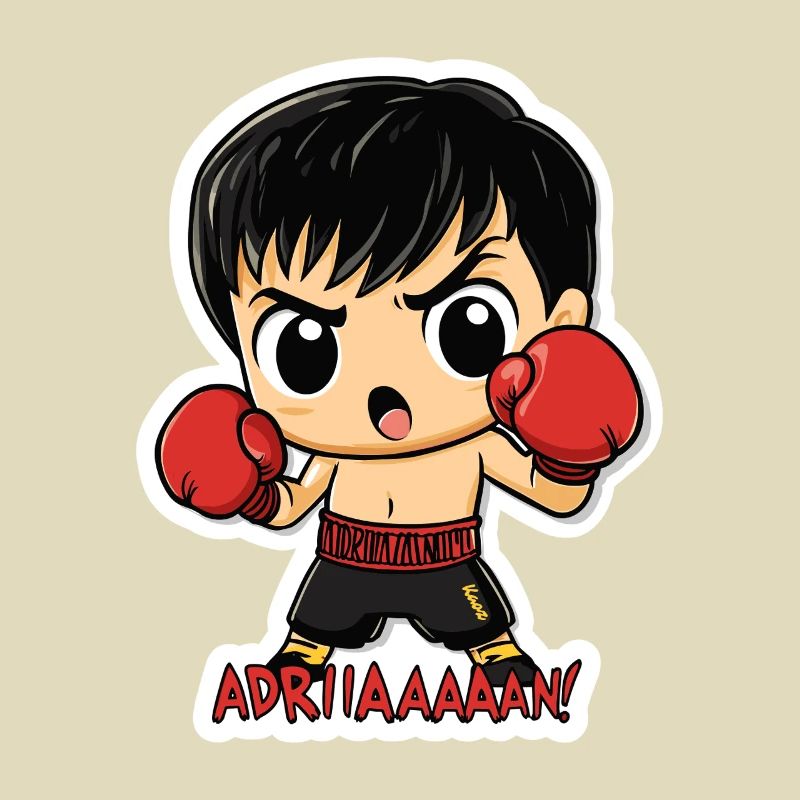 Chibi Boxer – Kampfgeist mit Kultzitat