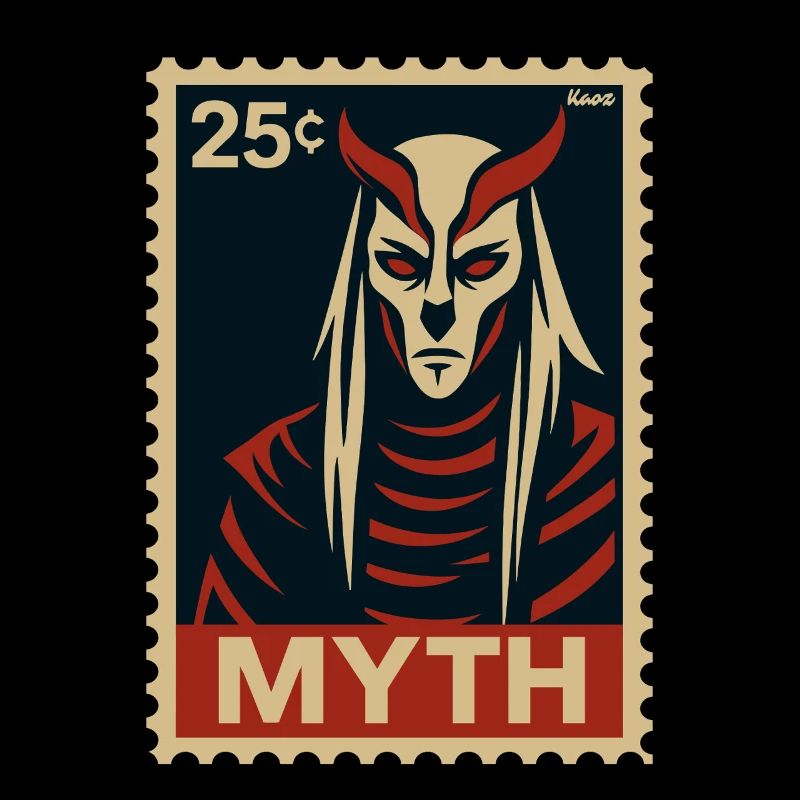 MYTH – Demonic legend as a stamp