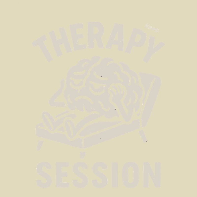 Brain with headache in therapy session