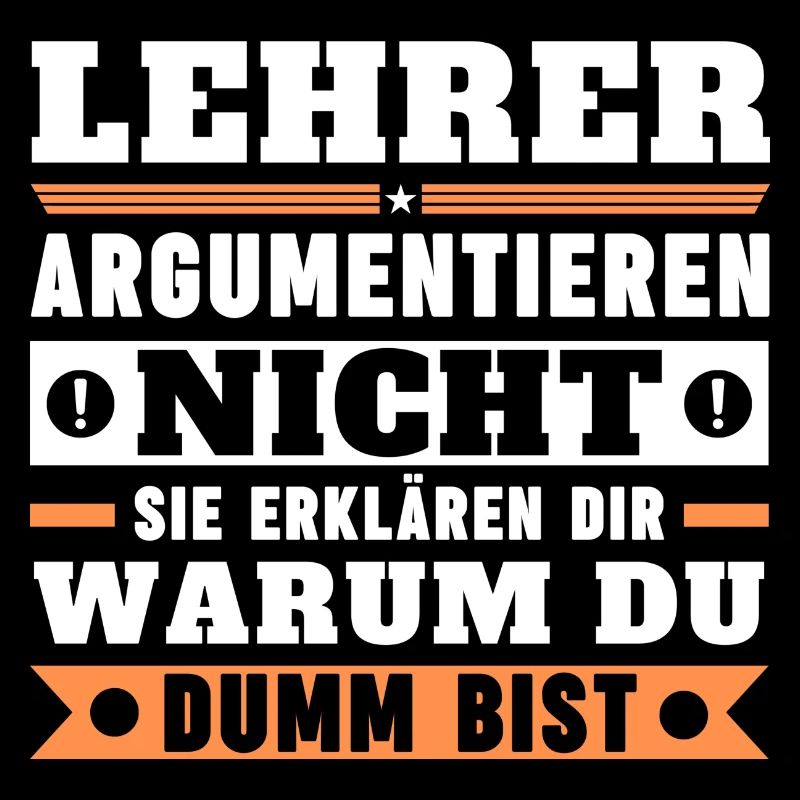 Lehrer argumentieren nicht