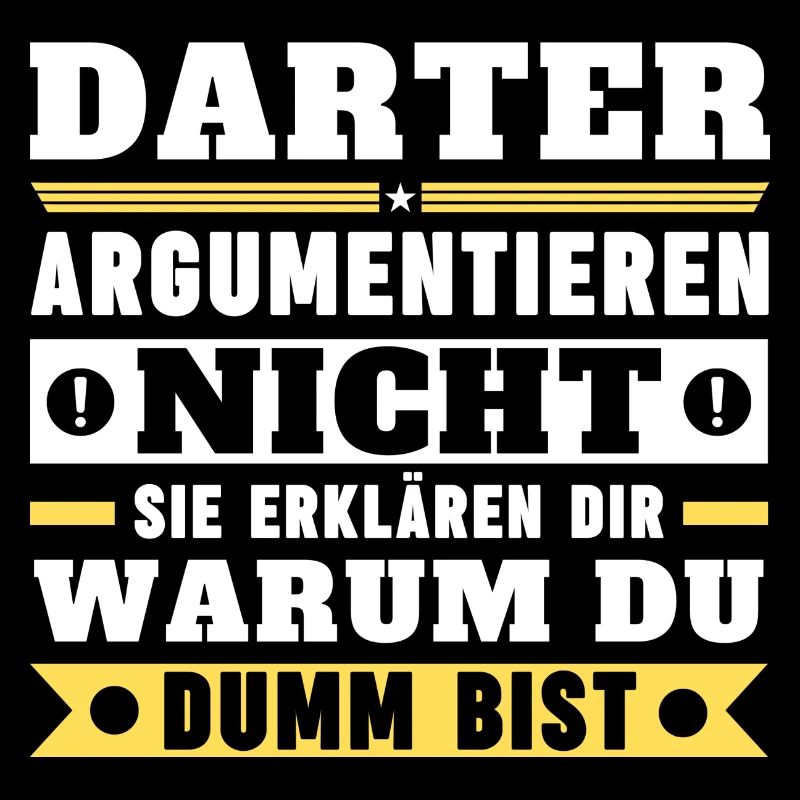 Darters don't argue