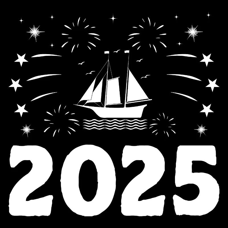 New Year Theme Paddle Boat